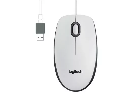 Logitech M100 USB Blanc – Image 3