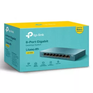 TP-Link LiteWave LS108G - Switch de bureau 8 ports 10/100/1000 Mbps – Image 4